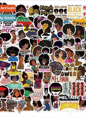 100 inspirational hey man girl graffiti stickers decorative