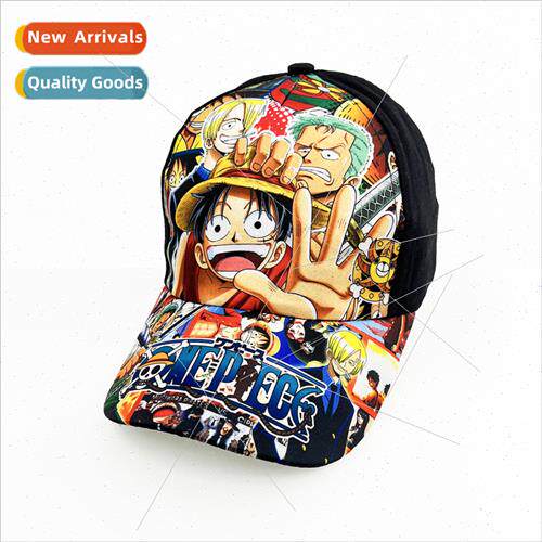 Anime around the op printed baseball cap men and girls four