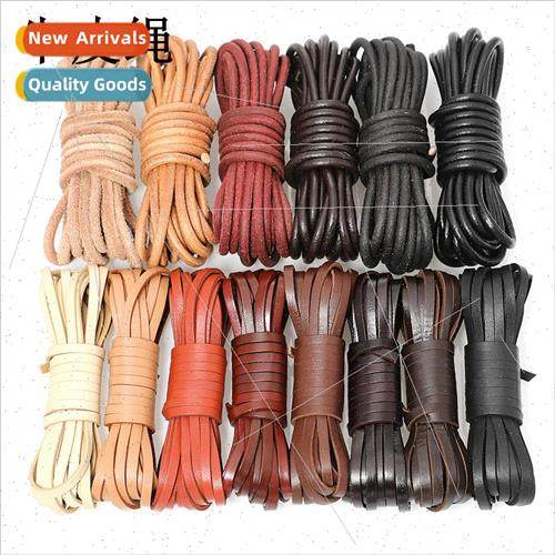 diy handmade materials head layer leather rope cowhide rope