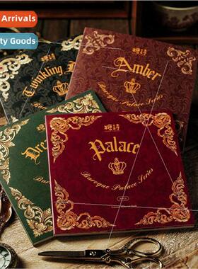 Baroque palace series material paperback vintage floral bord