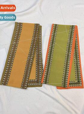 lk scarf female 2022 spring new long double-sided small silk