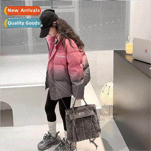 Girls down jacket winter 2023 new childrens Western- thicken