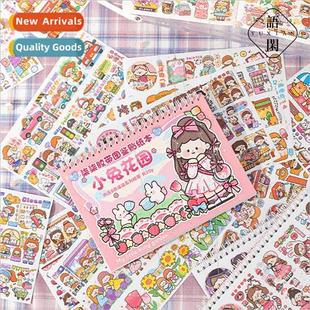 sticker book diy tape han girl illustrated cute Dick cartoon