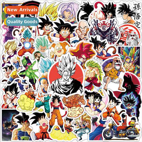 100 new seven dragon ball graffiti stickers helmet pencil ca