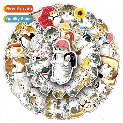 50 hand-painted kittens cartoon animals cute goo card materi