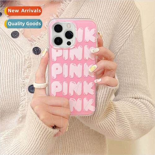 Sweet Cool Girl Pink English PINK 适用 Apple 12/13ProMax Pho