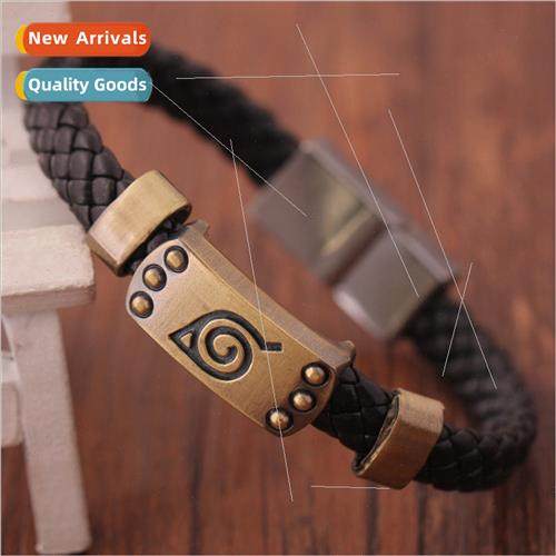 Anime Peripherals Naruto Kiba  Retro Bracelet Magnetic Clasp