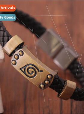 Anime Peripherals Naruto Kiba  Retro Bracelet Magnetic Clasp