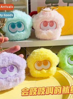 Squid plush pendant squirt warrior keychain Preston book bag