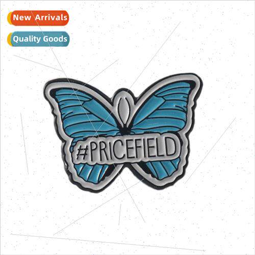New game around fe is Strange blue butterfly brooch metal ba