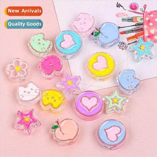 Acrylic love pentagram oil drop cartoon accessories diy brac