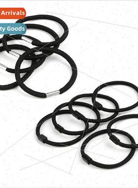 mple black hair tie rubber band hair rope hair circle head f