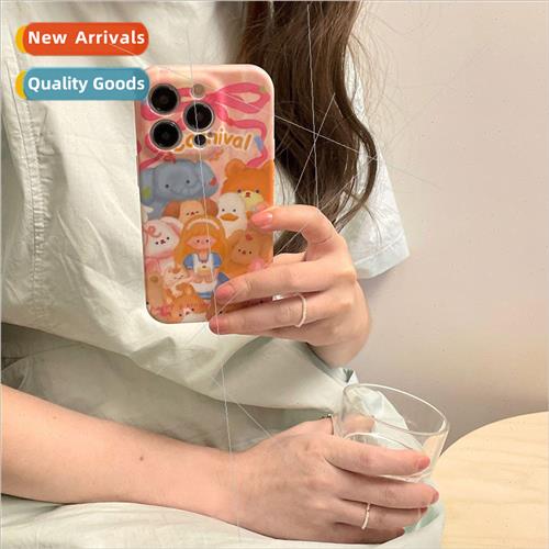 Cartoon Doll Animal Girl 适用 iPhone14ProMax Apple 12/11 Pho