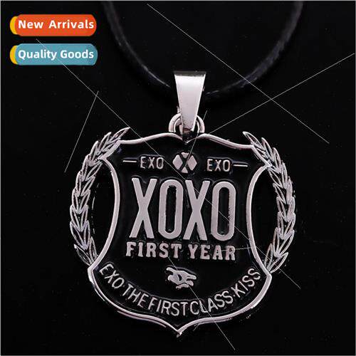 EXO Group XOXO  Necklace Wheat ears with oil drops Collectiv