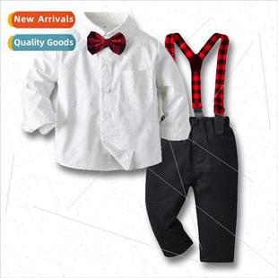 Korean boys tie spring bow childrens breasted 2023 single