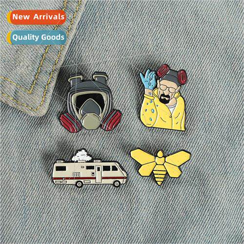 Jewelry  poisoner movie cartoon character gas mask shape bak