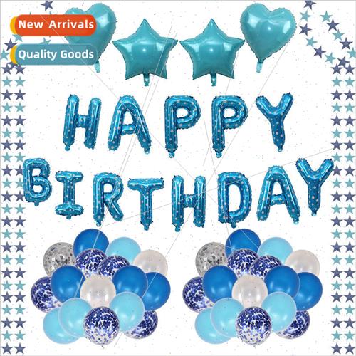 Birthday Party Decoration Supplies Package Pentagram Happy B