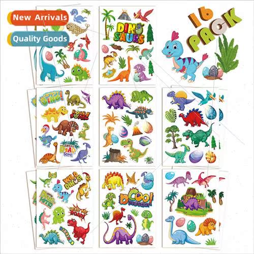Dinosaur Party Supplies Stickers Colorful Dinosaur Inspirati