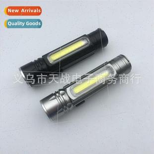 afr USB rechargeable strong New zoom flashlight light not