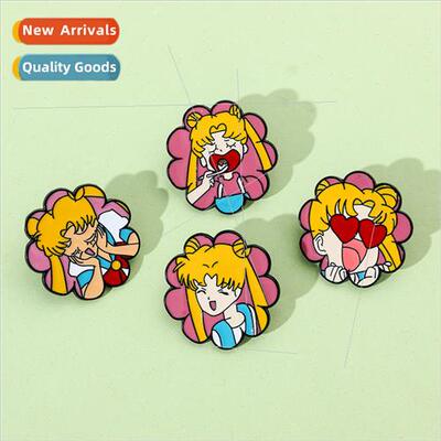 Cute cartoon creative flower modeling American Girl Warrior