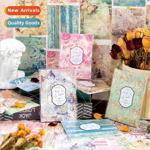 Twilight material book inflorescence spring series retro flo