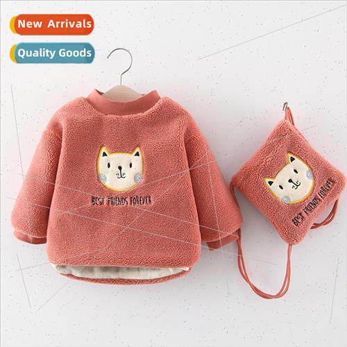 Childrens winter new small girls Korean  of the cartoon padd