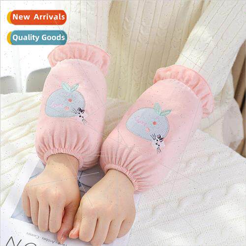 winter new womens sleeve cover students children short carto