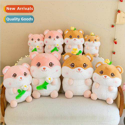 New flowers hamster plush doll cute cartoon couple hamster p