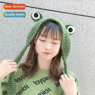 ear protection muffs knitted warm wool band Hand hair