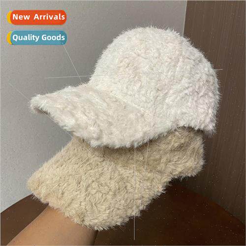 Korea lambs wool duck tongue cap children fall and winter th