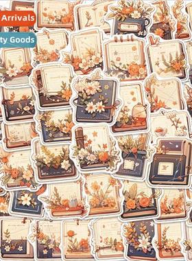 50 cartoon book of flowers graffiti stickers personalized de