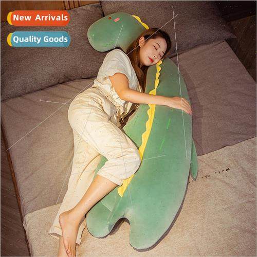 Cartoon dinosaur long pillow plush toys 适用 girls sleep cli