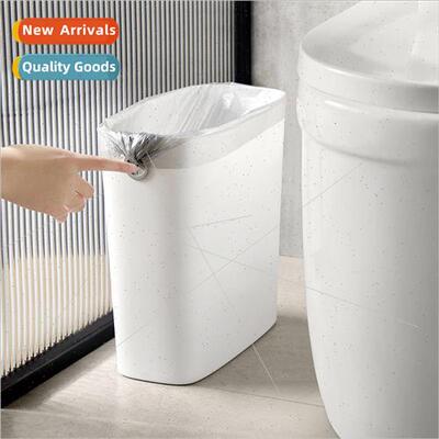 Trash can household bathroom simple kitchen with lid size li
