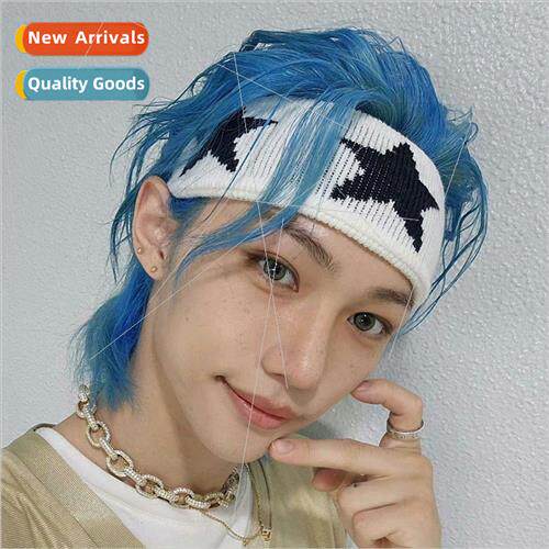 straykids 5star dome tour pentagram hairband Lee Long适用d F