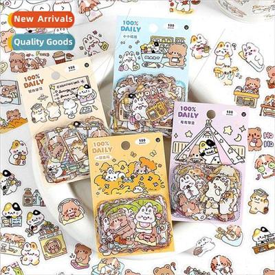 PET sticker pack Miscellaneous daily Cute cartoon pattern di