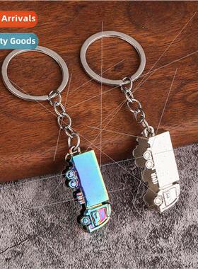3D van model keychain metal car key pendant mens key chain 4