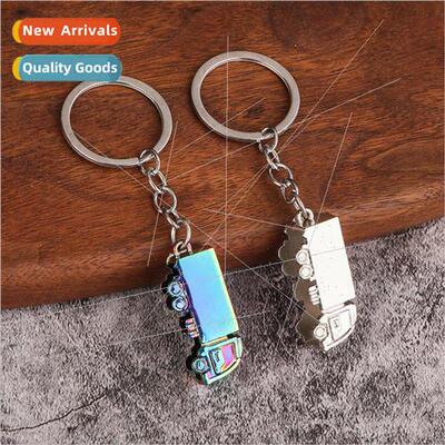 3D van model keychain metal car key pendant mens key chain 4