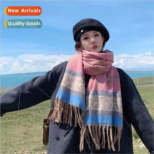 Winter Korea simple imitation cashmere scarf female new fash