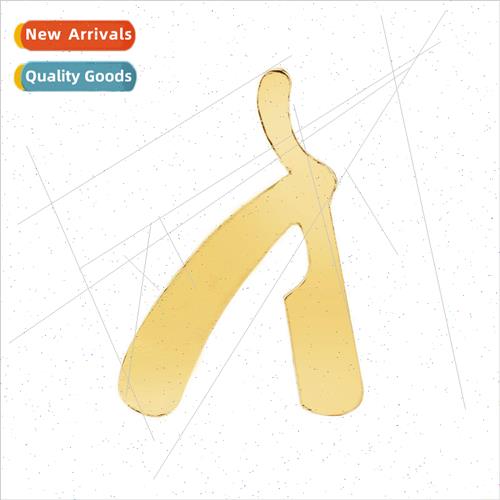 New barber  clerk blade razor razor alloy pin badge