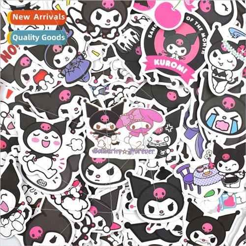 100 cartoon goo card stickers handbook cell phone kurumi mel