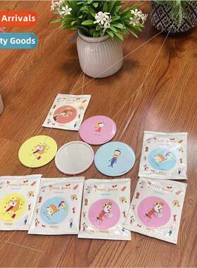 Cosmetic mirror beauty tinplate single-sided cartoon adverti