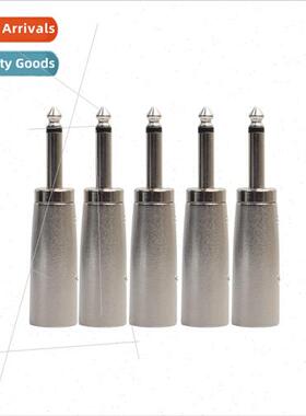 lver Zinc Alloy 6.35 Mono Male to XLR Male Audio Adapter