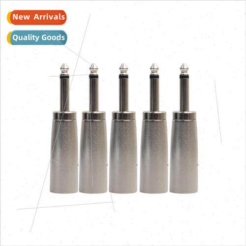 lver Zinc Alloy 6.35 Mono Male to XLR Male Audio Adapter