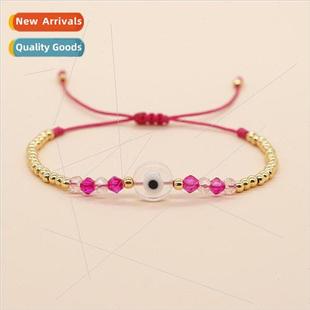 crystal beads copper New eyes water glaze bohemian