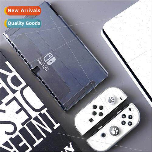 适用 switch OLED protective case silicone gel transparent fr