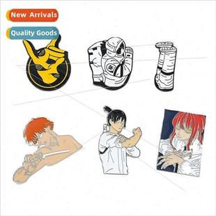 metal chainsaw man Secondary badge anime Pochita Japanese