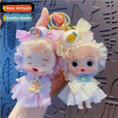 Cartoon doll animal plush keychain female cute nd exquisite