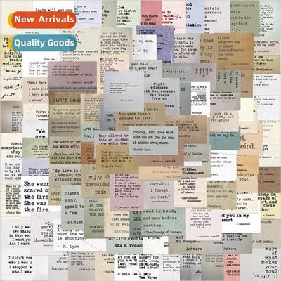 200 inspirational retro motto stickers luggage guitar does n