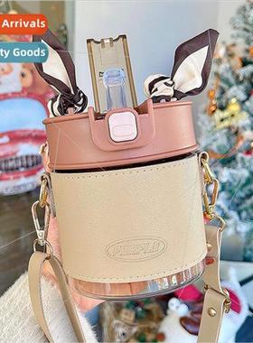 Can be carried and lifted big belly cup with straw students