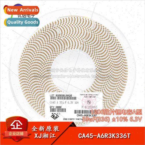 /1206 Chip Tantalum Capacitor Type A 33uF ±10% 6.3V CA45-A6